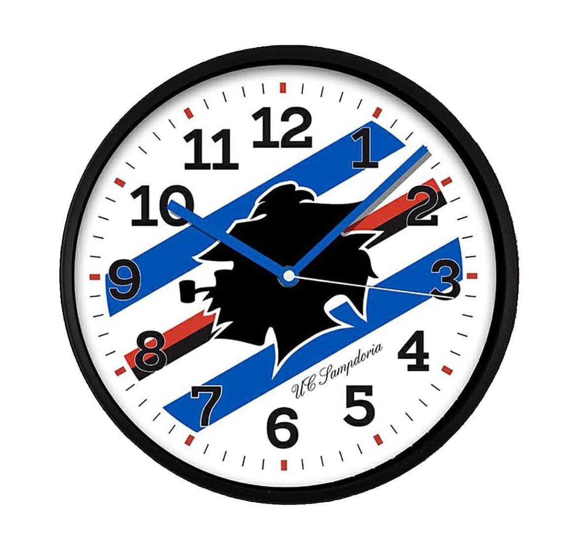 Orologio da parete analogico compatibile con Sampdoria