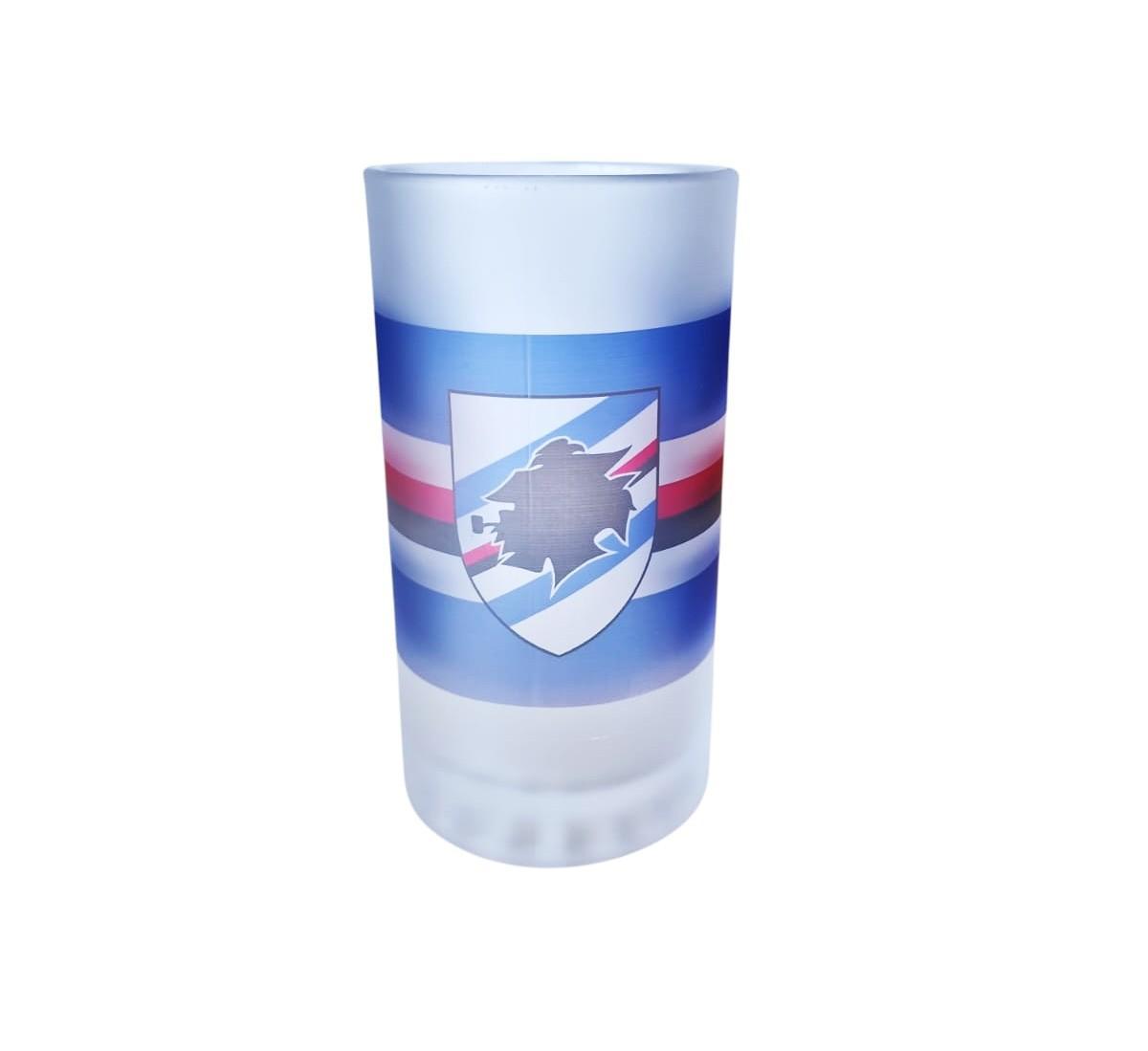 Boccale birra trasparente opaco compatibile con Sampdoria