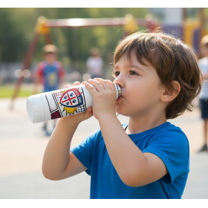 Borraccia termica compatibile con cagliari calcio