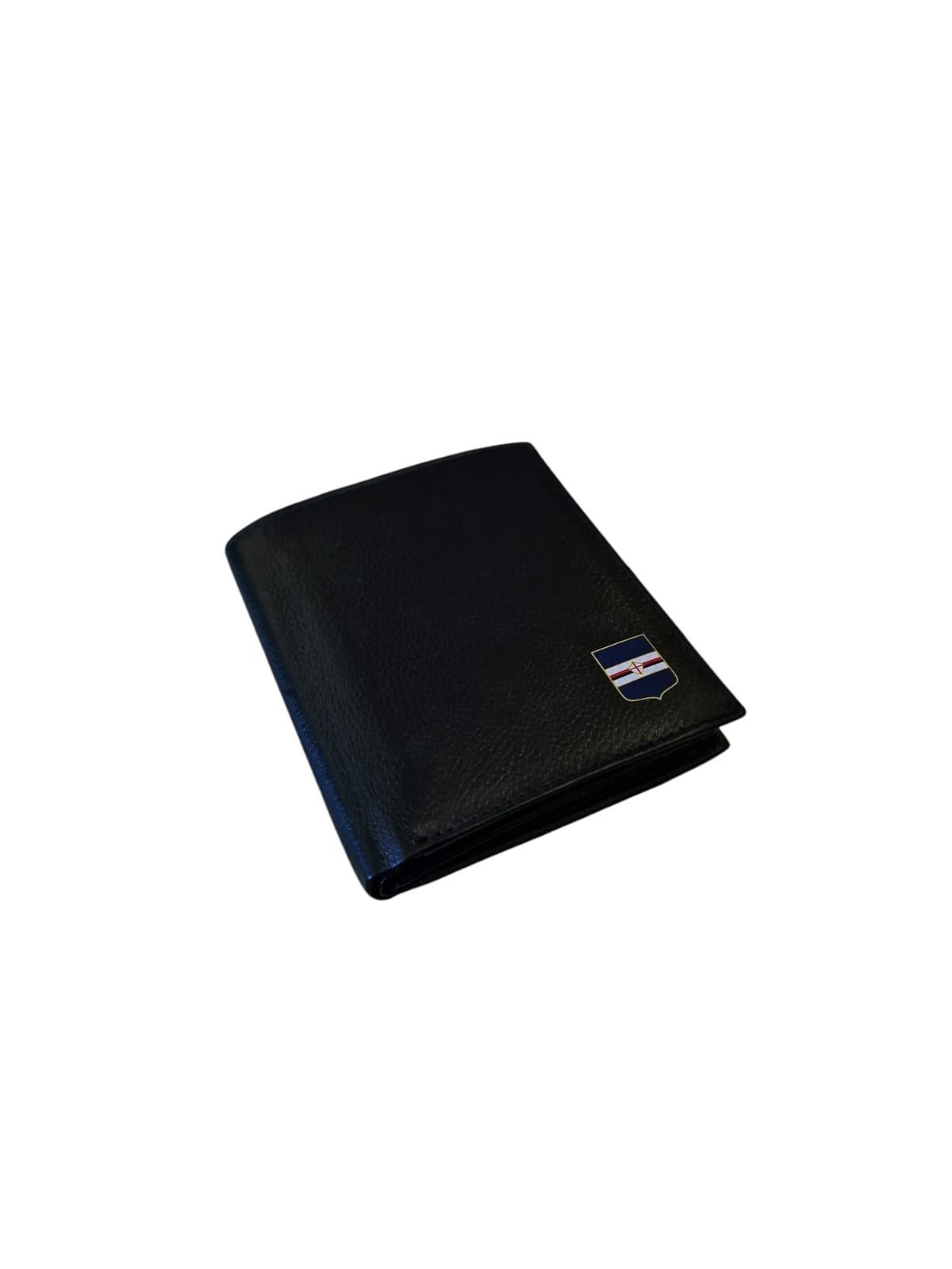 Portafoglio in vera pelle compatibile con Sampdoria