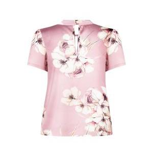 Blusa donna curvy in raso