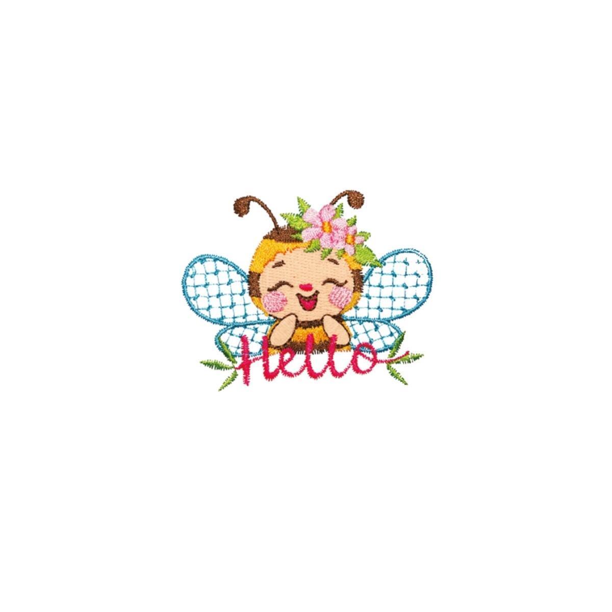 Grembiule asilo da bambina Siggi apina rosa 