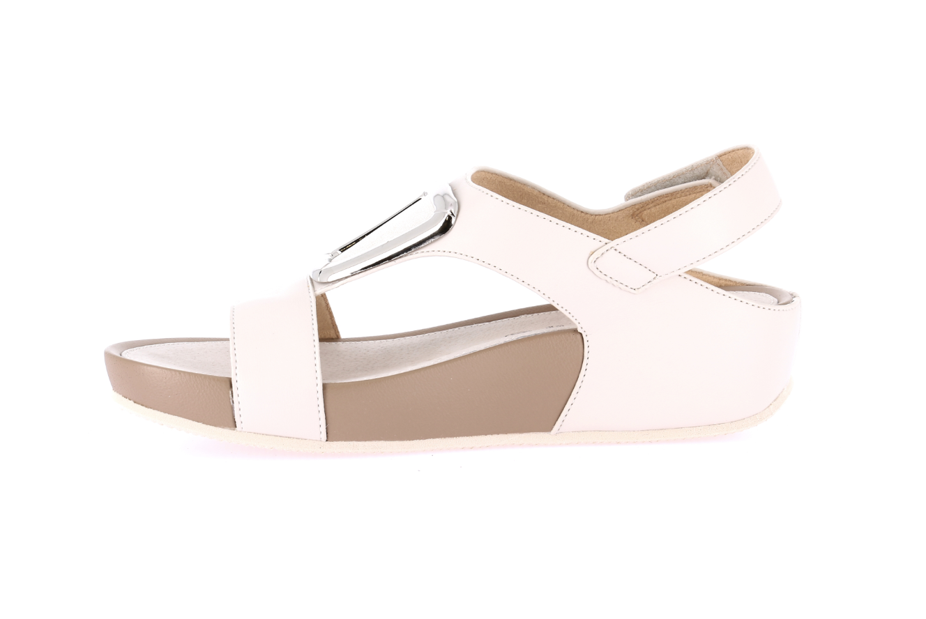 Sandali comfort donna Grunland modello Dira beige