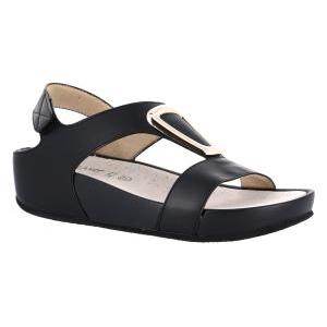 Sandali comfort donna  modello dira nero