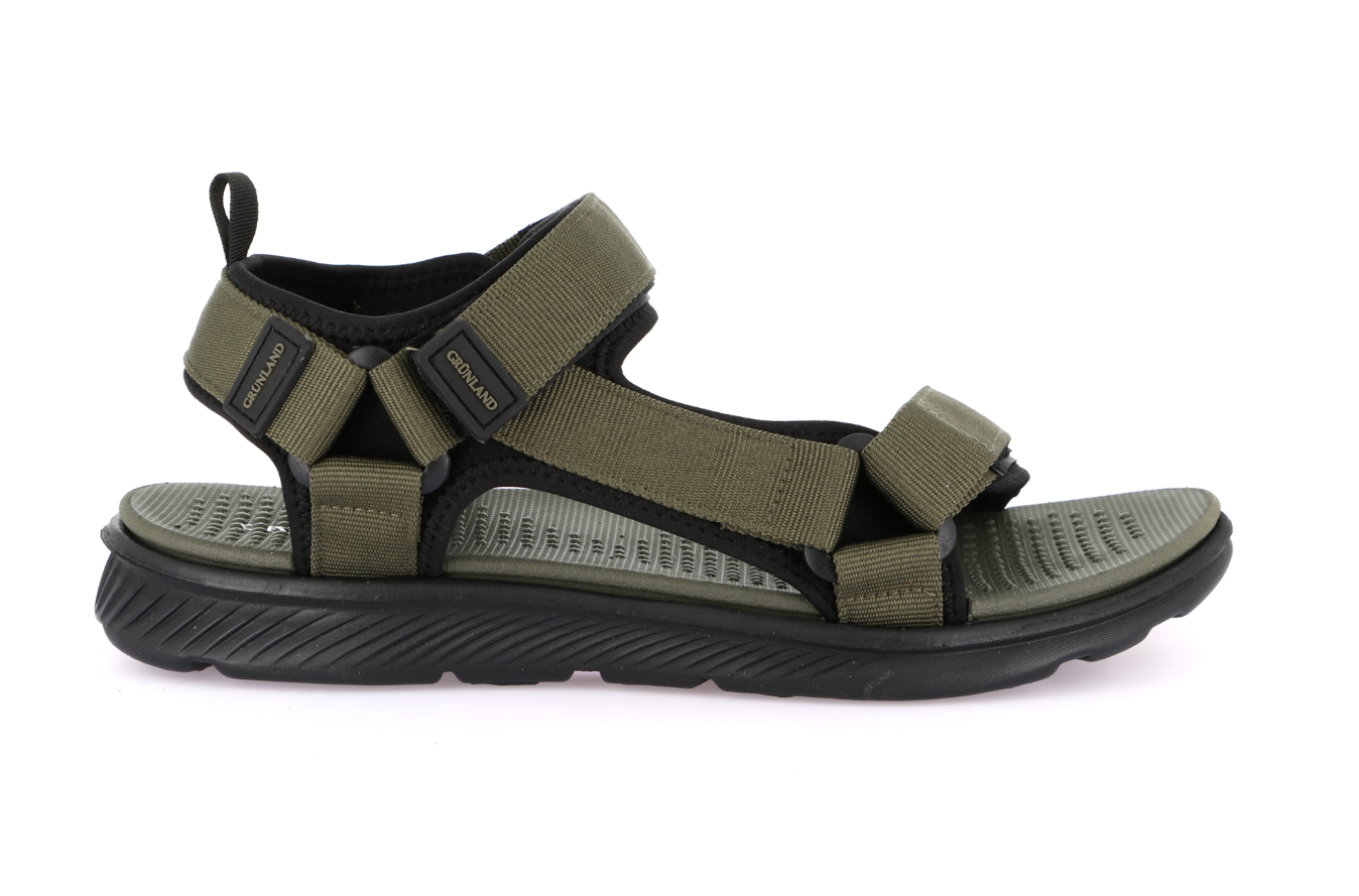 Sandali outdoor uomo Grunland modello Meek verde