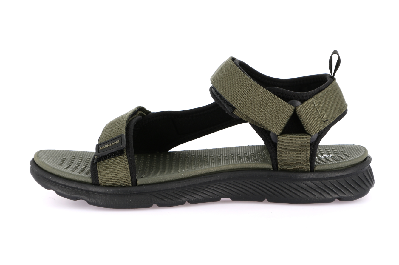Sandali outdoor uomo Grunland modello Meek verde