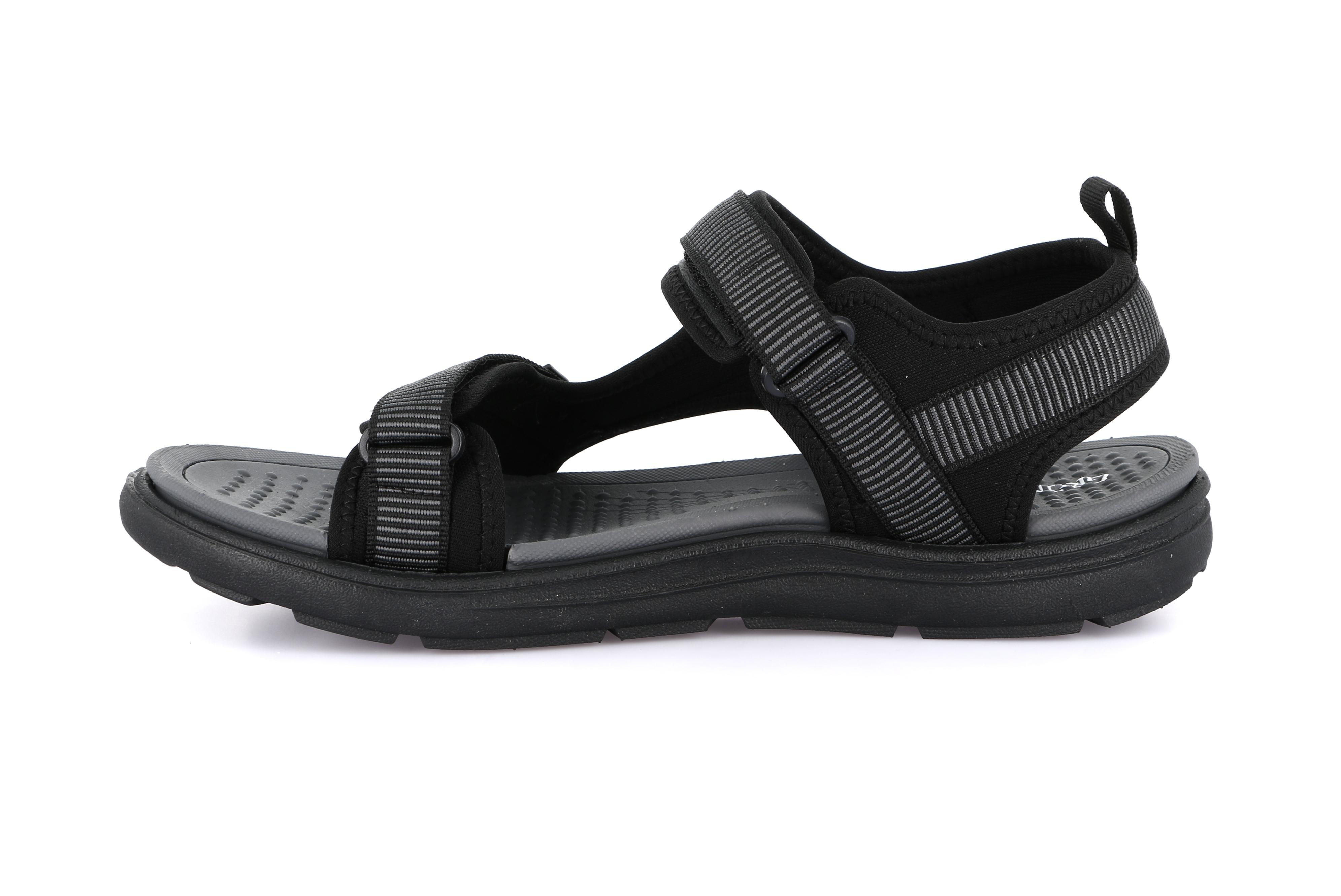 Sandali outdoor uomo Grunland modello Meek nero