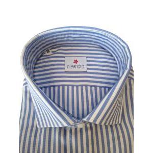 Camicia uomo custom fit in cotone a righe