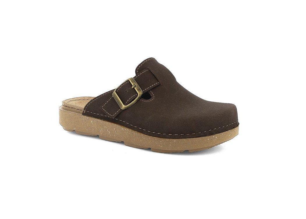 Sabot donna effetto cucito Inblu marrone