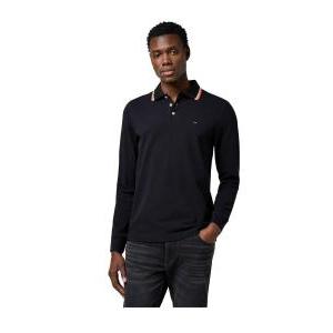 Polo manica lunga in cotone  uomo