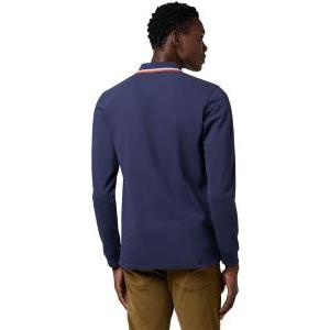 Polo manica lunga in cotone  uomo