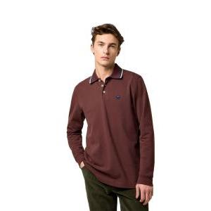 Polo manica lunga in cotone  uomo