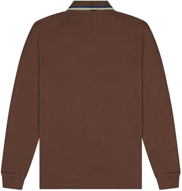 Polo manica lunga in cotone Wrangler uomo