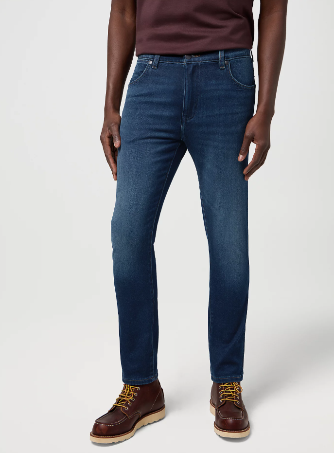 Jeans Larston Slim Wrangler uomo