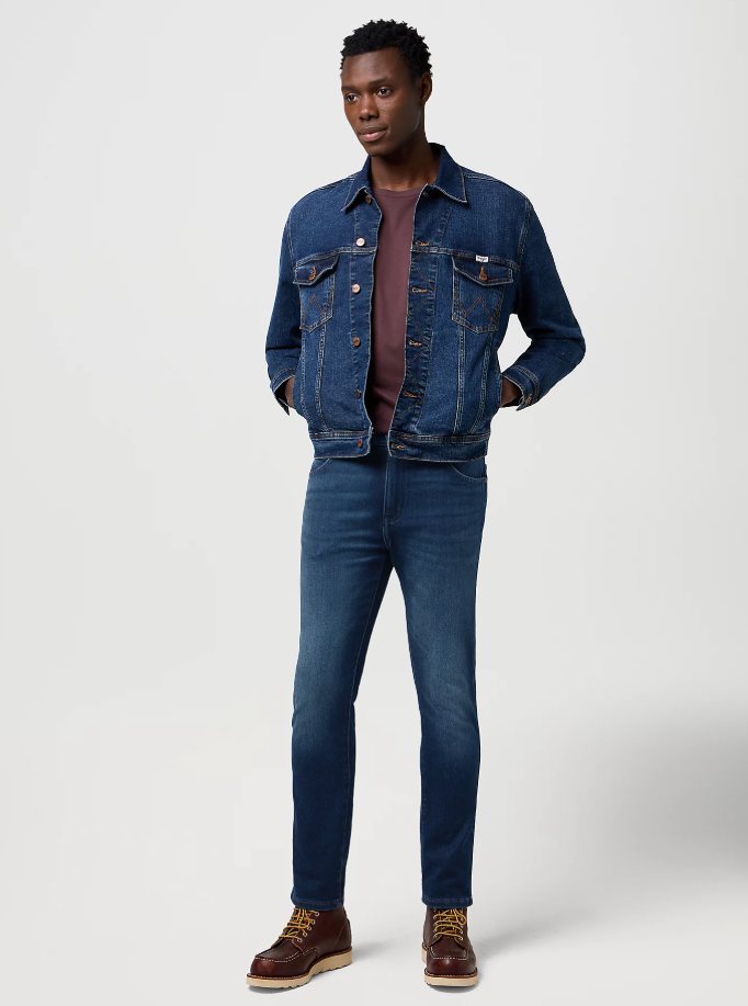 Jeans Larston Slim Wrangler uomo
