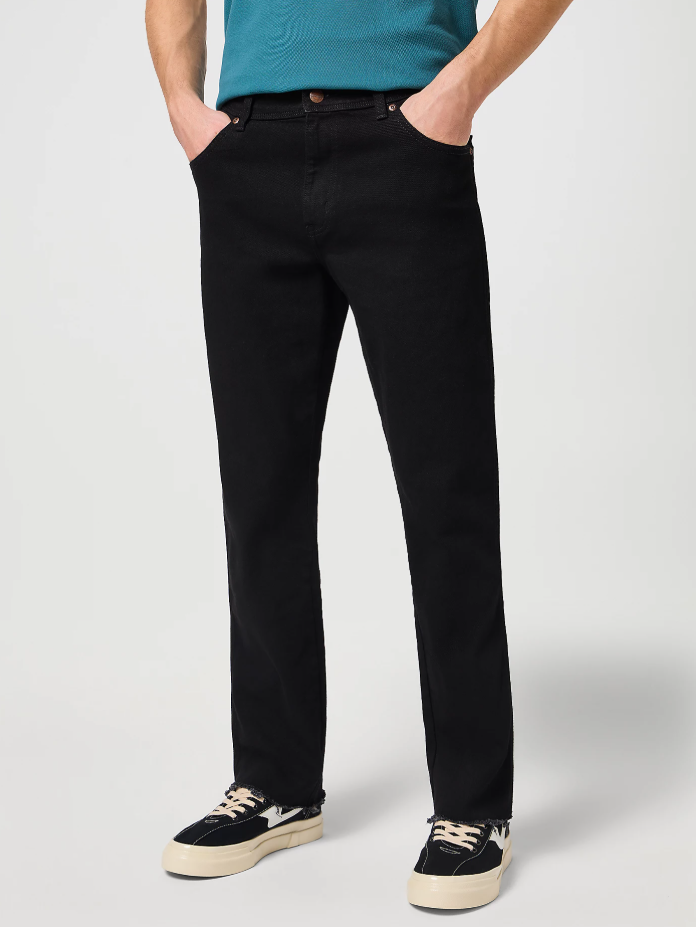 Jeans Texas Stretch Wrangler uomo nero