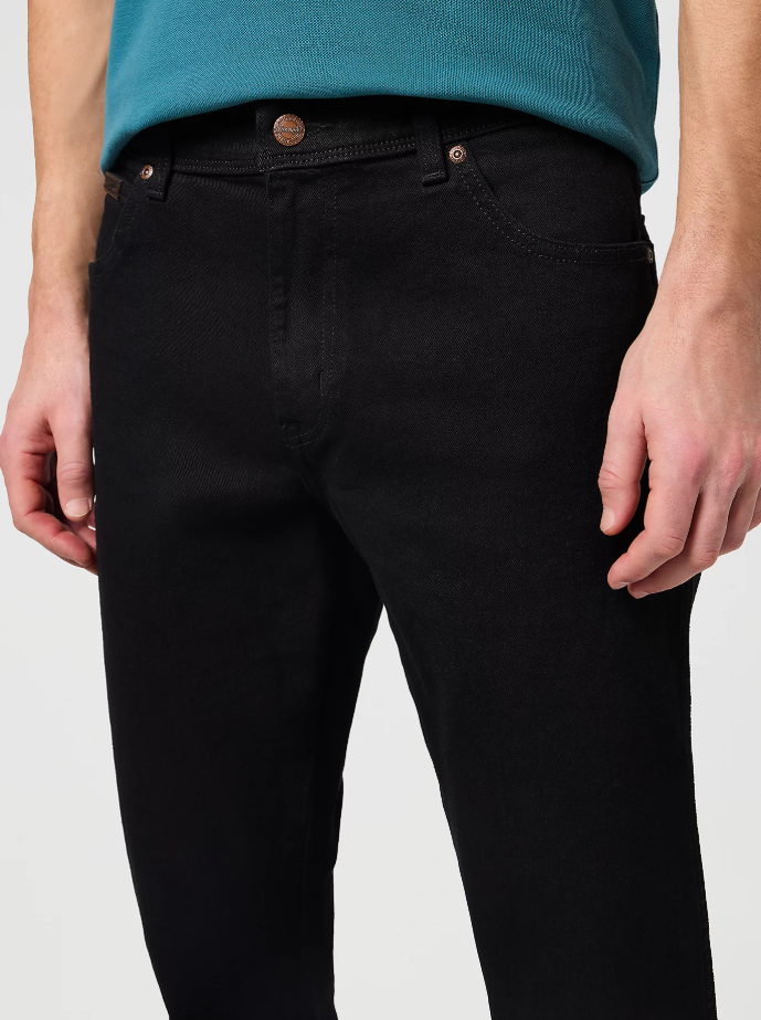 Jeans Texas Stretch Wrangler uomo nero
