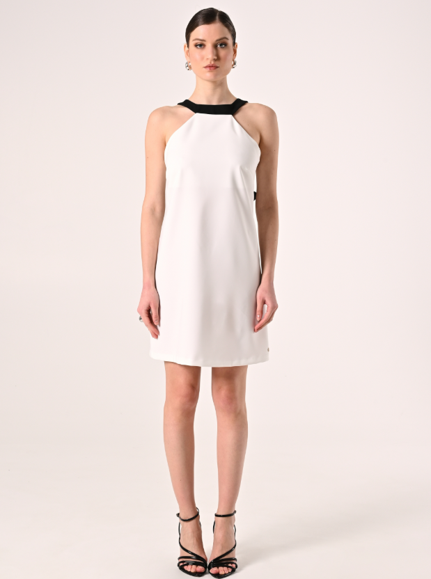 Abito donna Rinascimento bicolor con fiocco