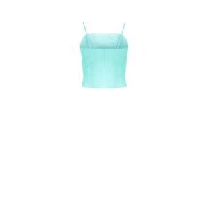 Top bustier in raso  donna