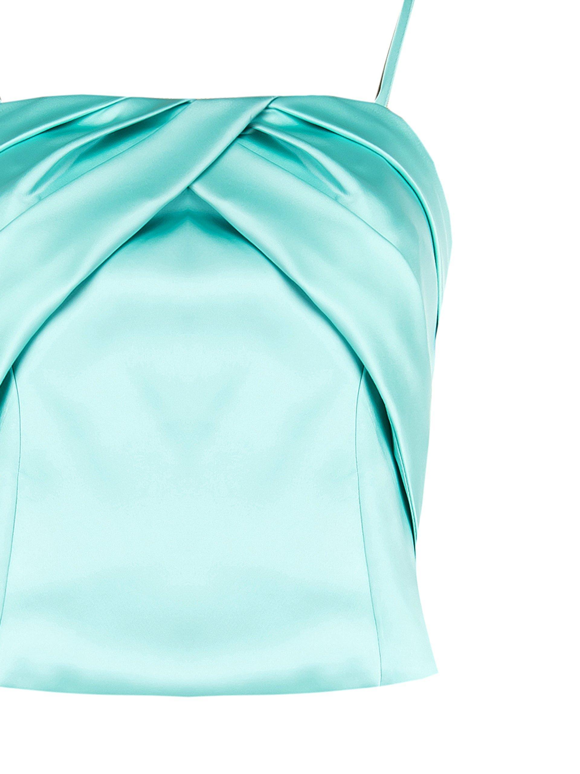 Top bustier in raso Rinascimento donna