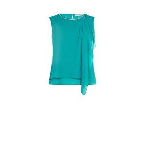 Blusa in georgette e strass  curvy donna