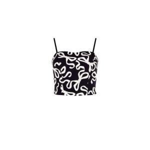 Crop top bustier  donna