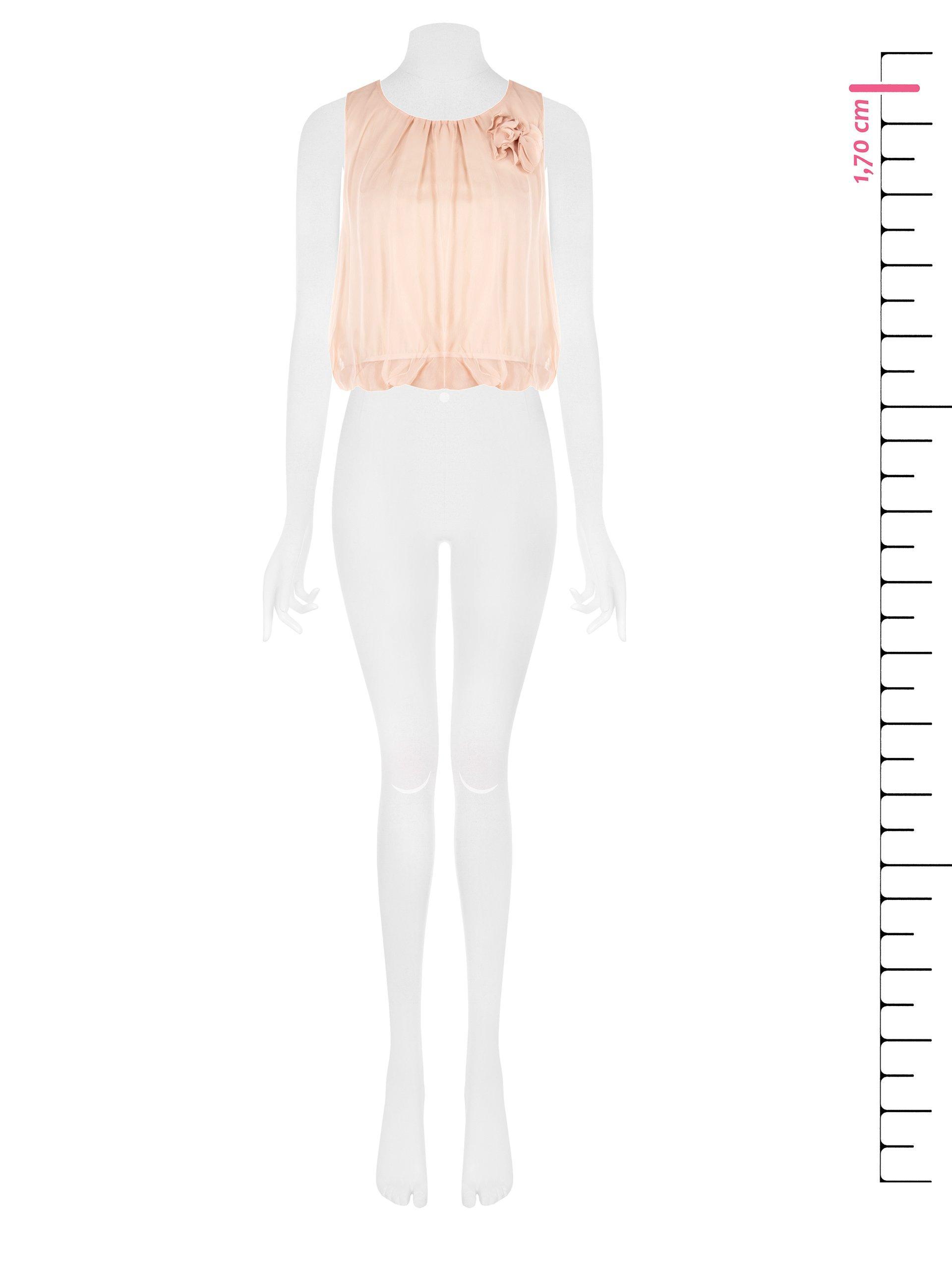 Top corto palloncino Rinascimento donna