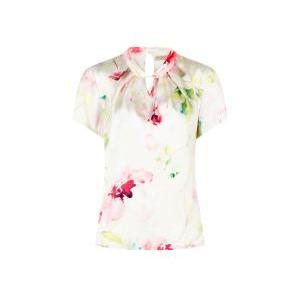Blusa in raso fantasia floreale