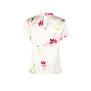 Blusa in raso fantasia floreale