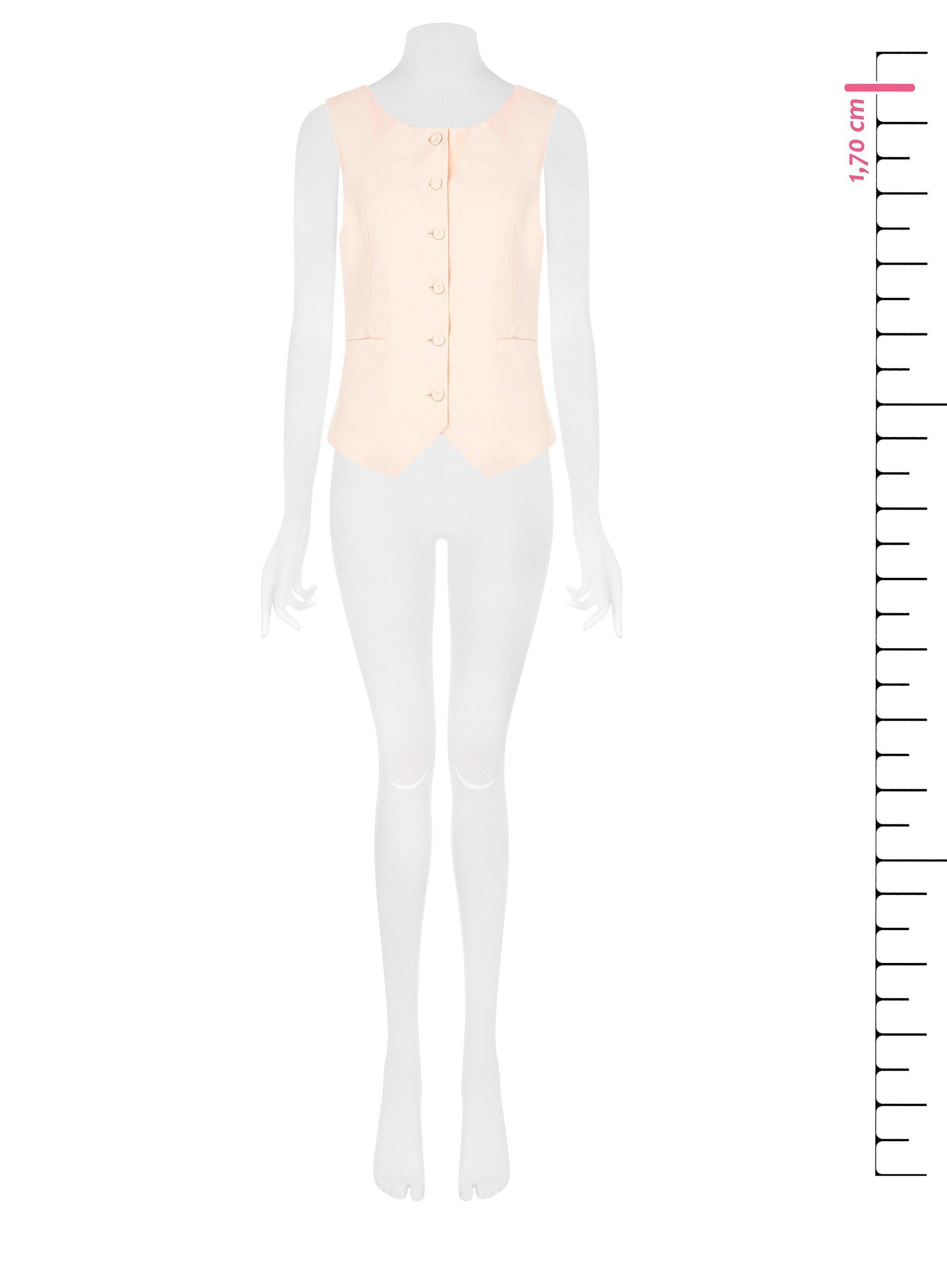 Gilet over poliviscosa Rinascimento donna