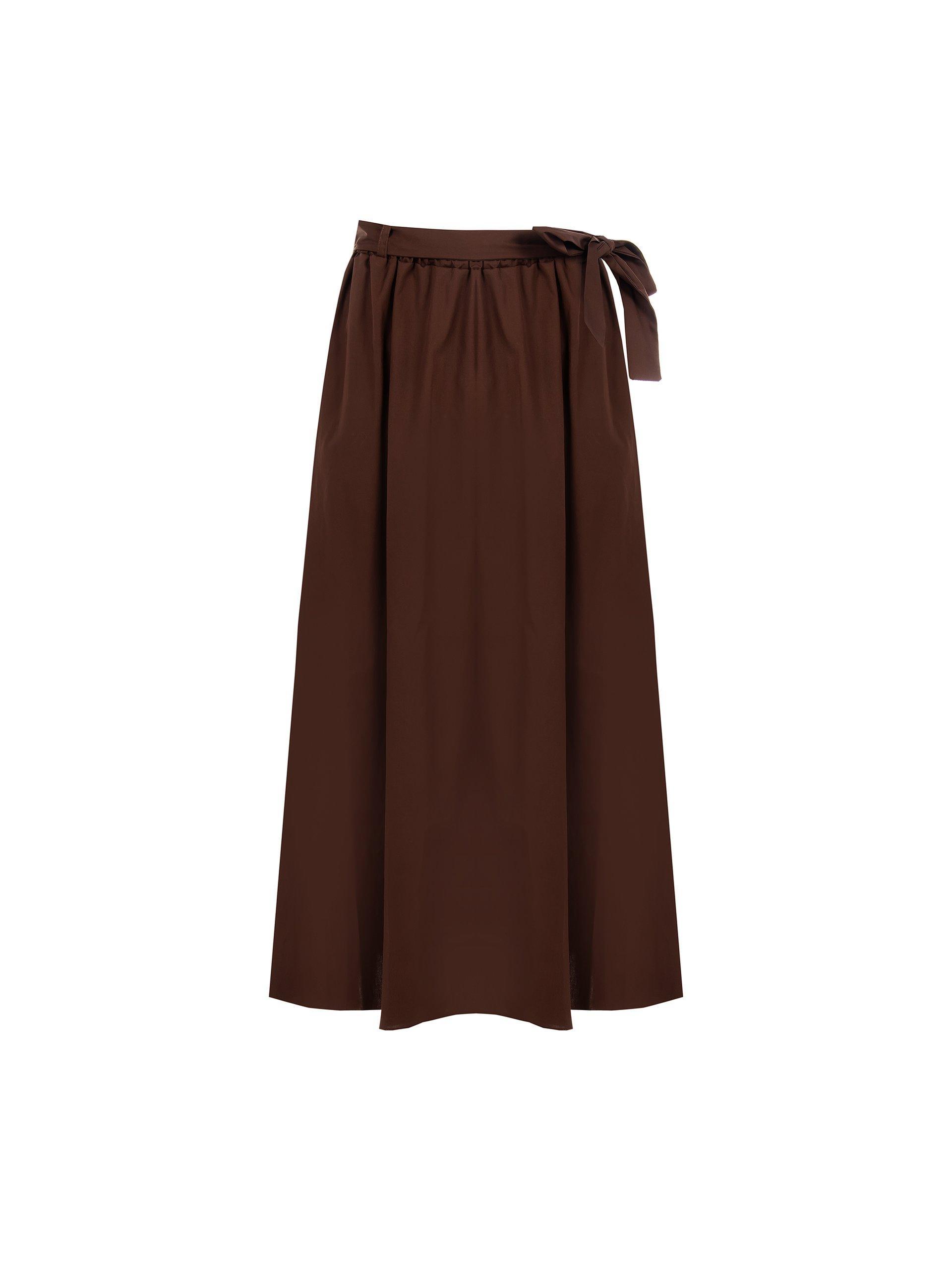 Gonna lunga a ruota in cotone Rinascimento