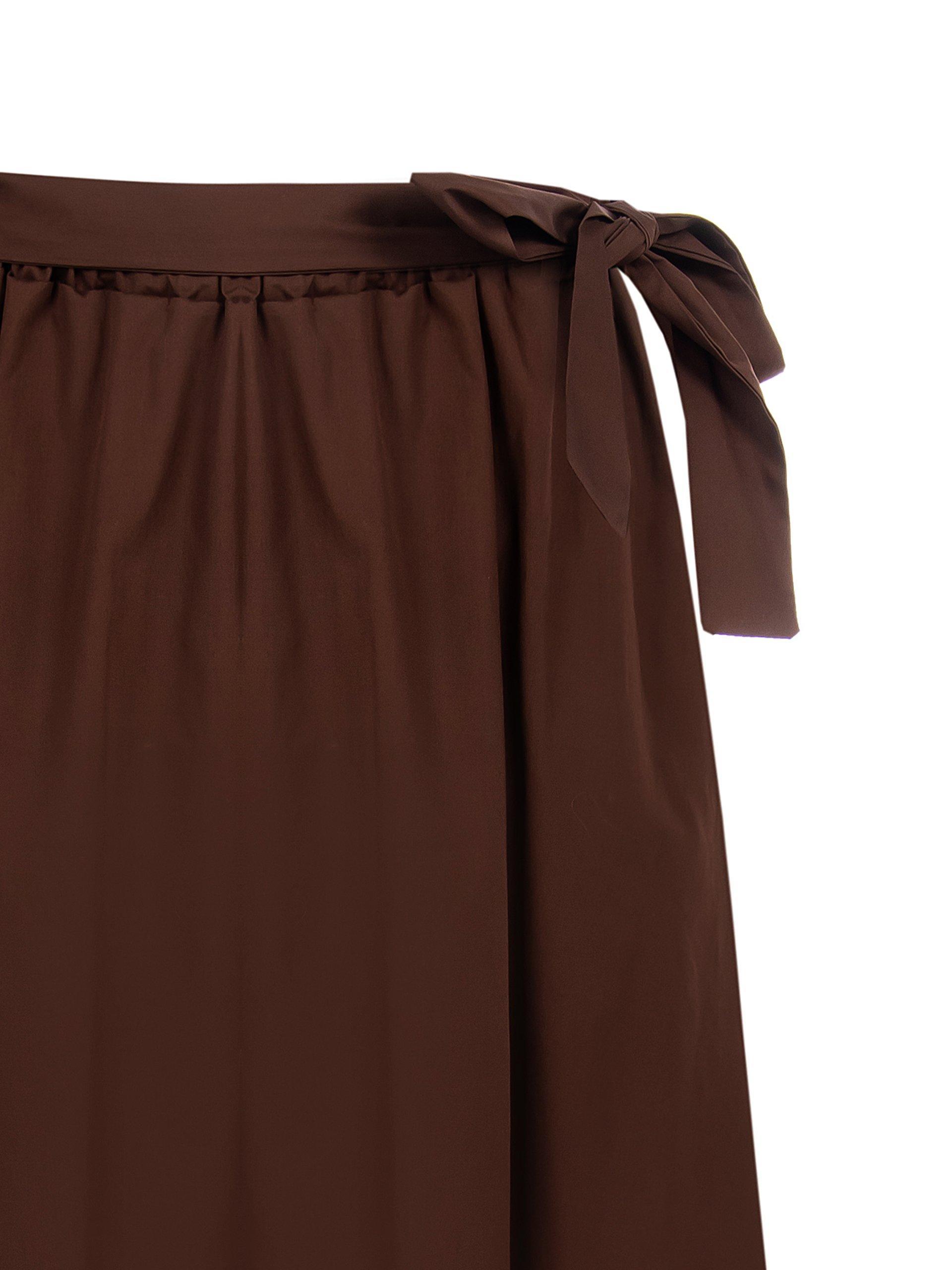 Gonna lunga a ruota in cotone Rinascimento