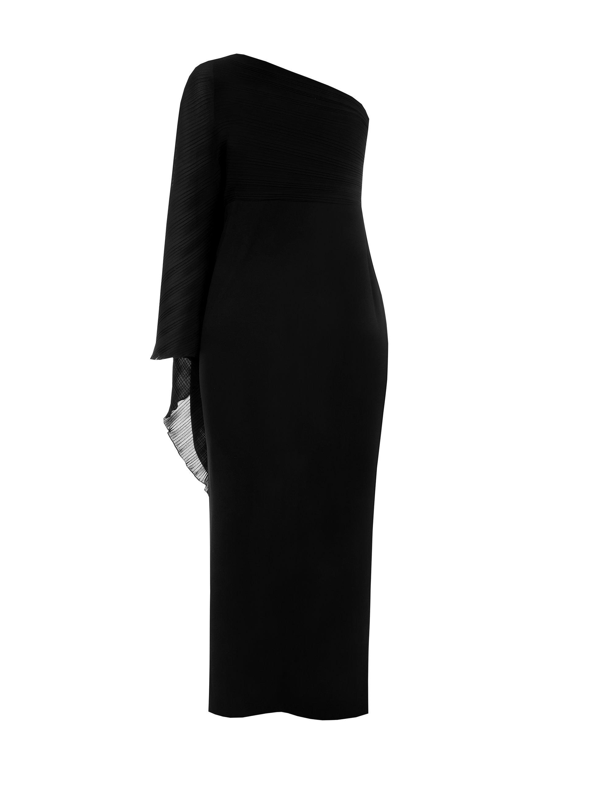 Abito lungo Rinascimento Curvy nero
