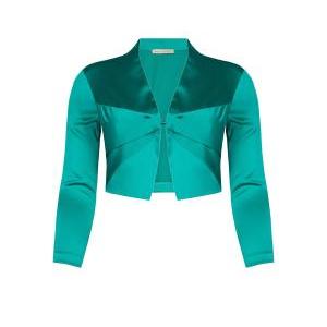 Bolero coprispalle in raso  curvy