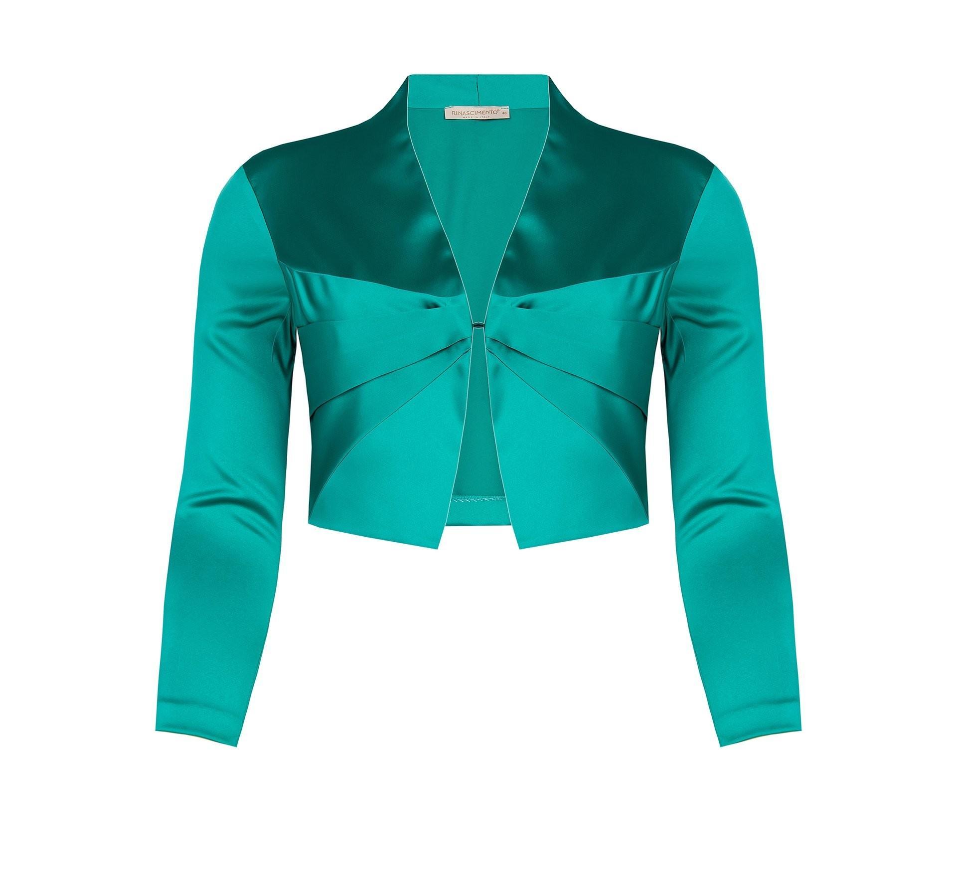 Bolero coprispalle in raso Rinascimento curvy