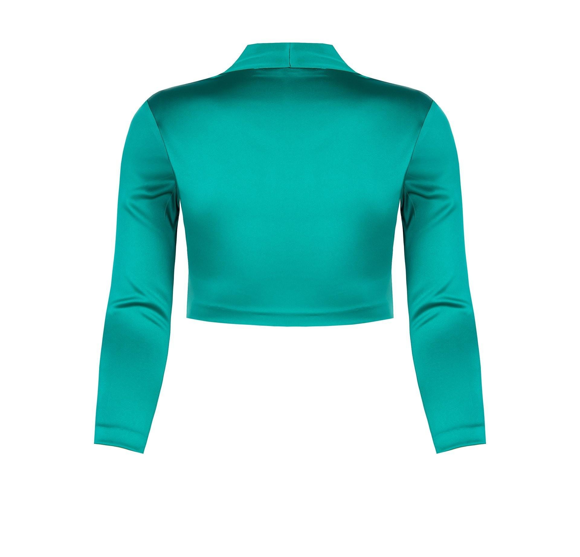 Bolero coprispalle in raso Rinascimento curvy