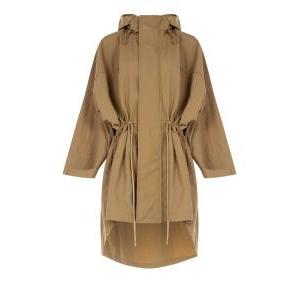Giacca parka con cappuccio impermeabile da donna