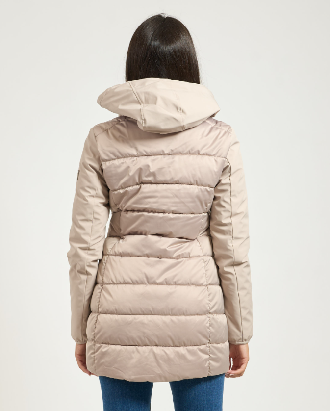 Giubbotto donna Yes Zee trapuntato con cappuccio