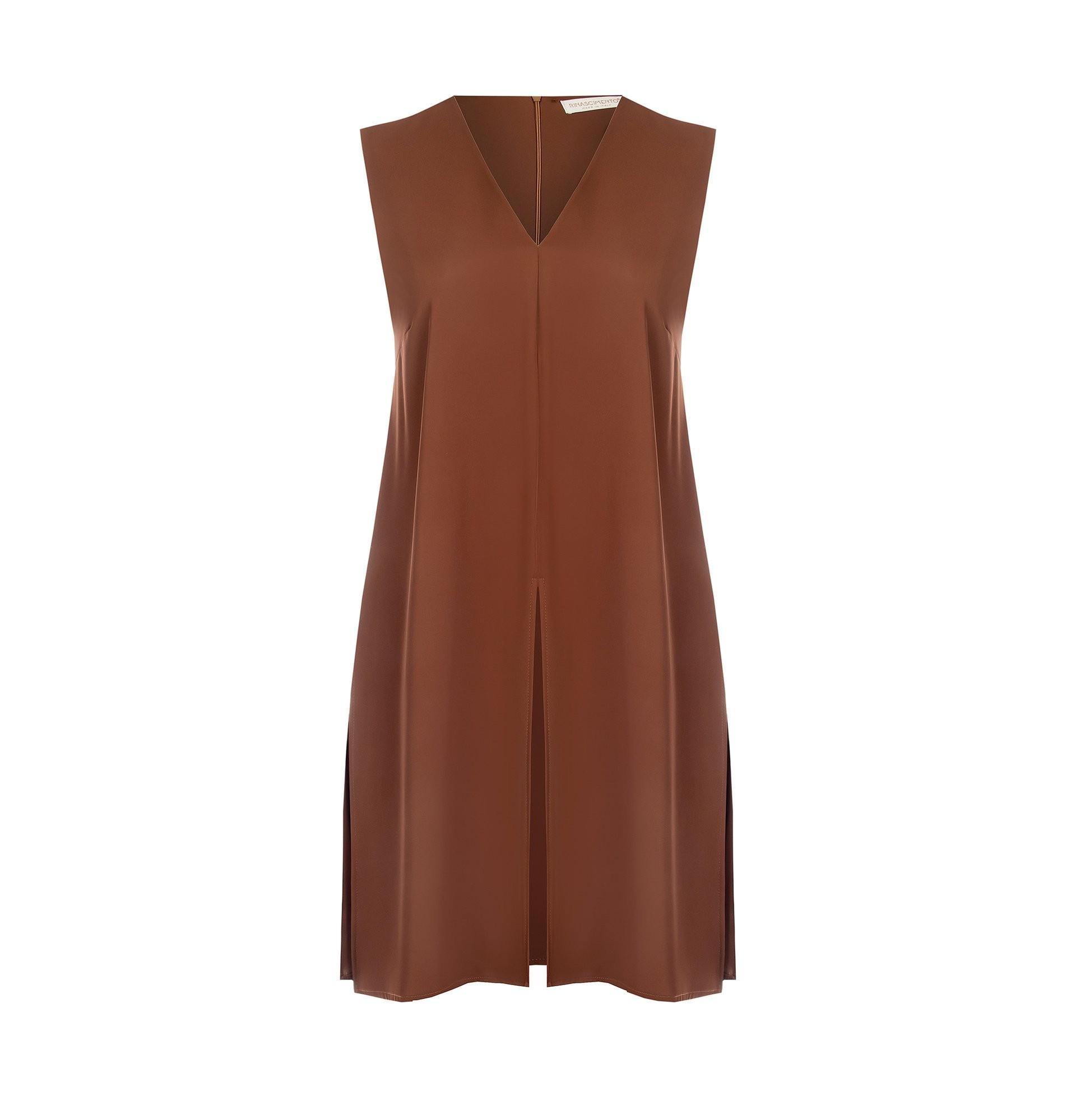 Top lungo in tessuto Rinascimento Curvy