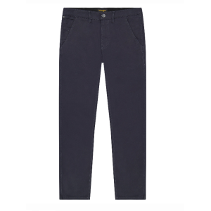 Chino regular gabardine cotone  blu