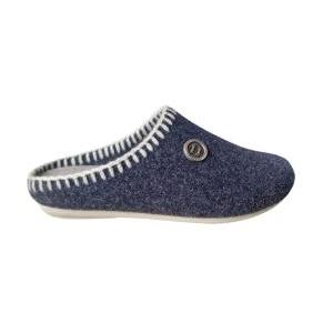Pantofole da donna in lana  blu