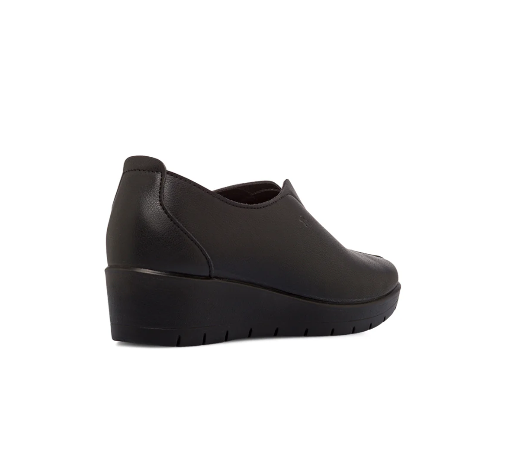Scarpe Slip-on da Donna nere con zeppa Fly Flot