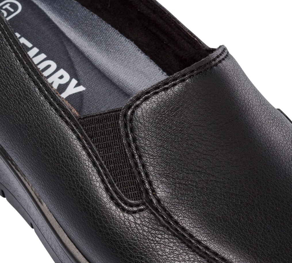 Mocassini neri da Donna con zeppa Fly Flot