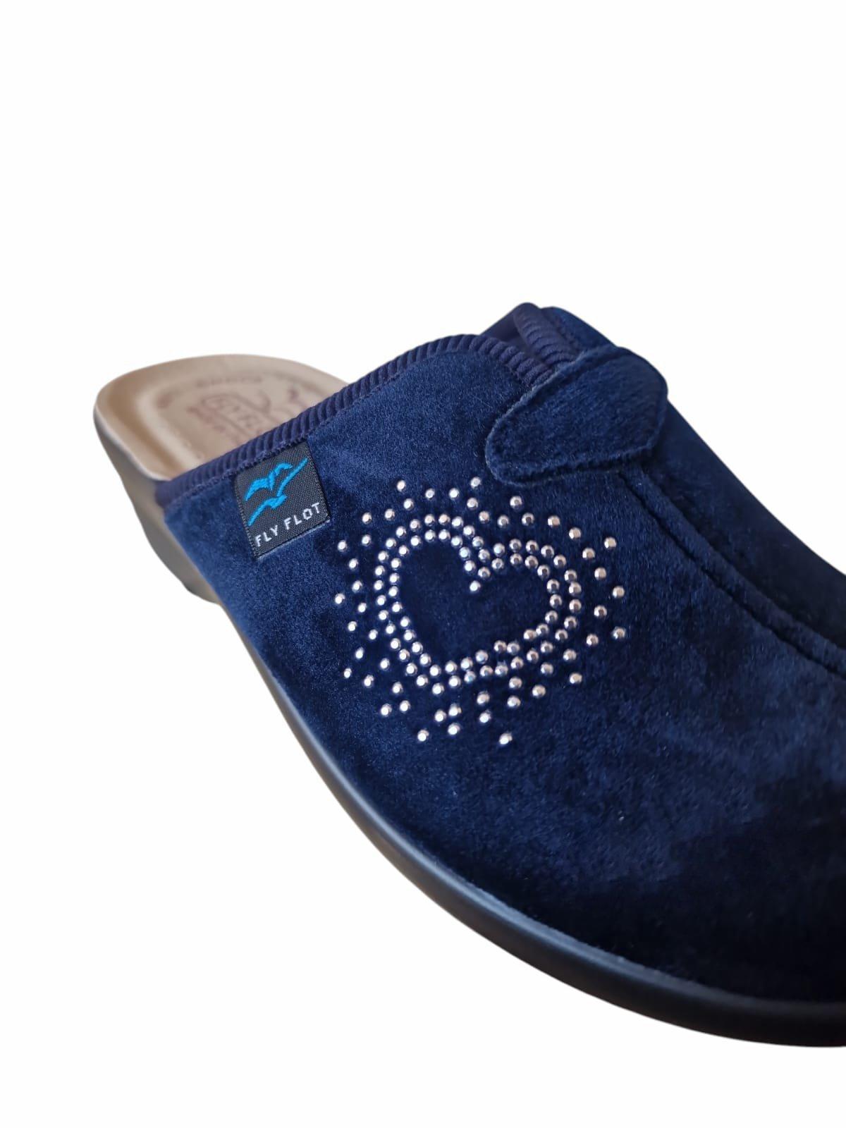 Pantofole donna in velluto Fly Flot