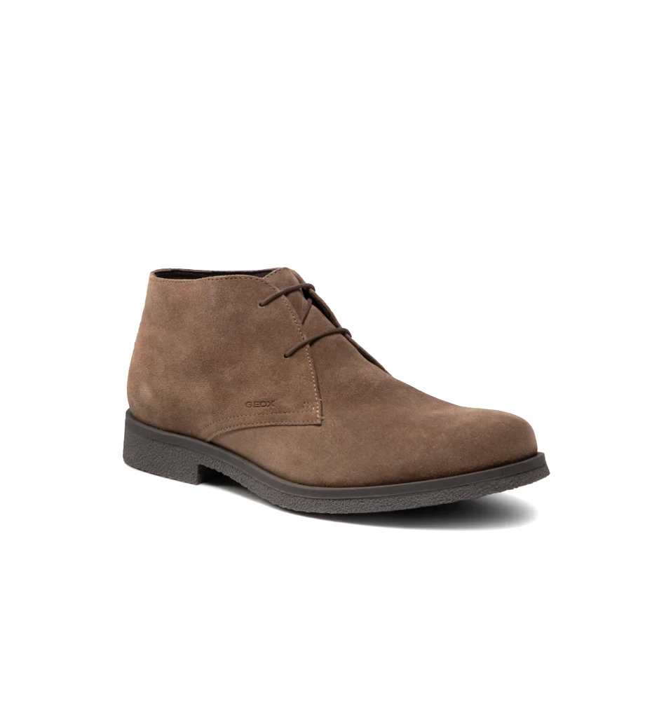 Scarpe polacchine scamosciate uomo Geox