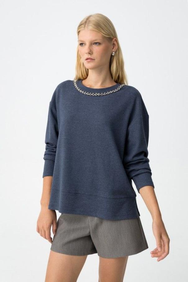 Maglioncino donna strass Tiffosi
