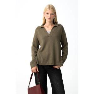 Maglioncino con colletto donna