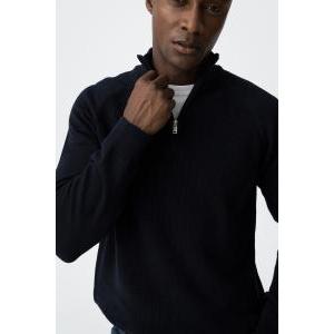 Maglione mezza zip uomo