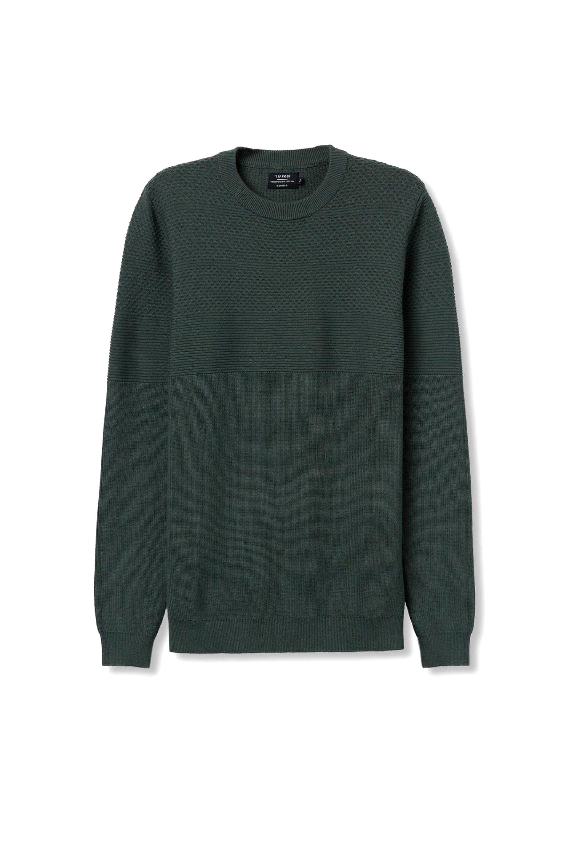 Maglione girocollo lavorato Tiffosi uomo