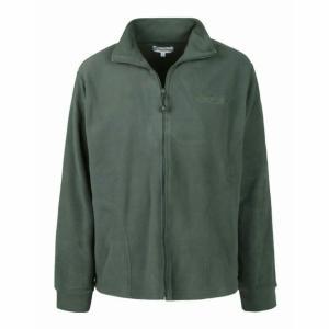 Felpa da uomo in pile  verde militare